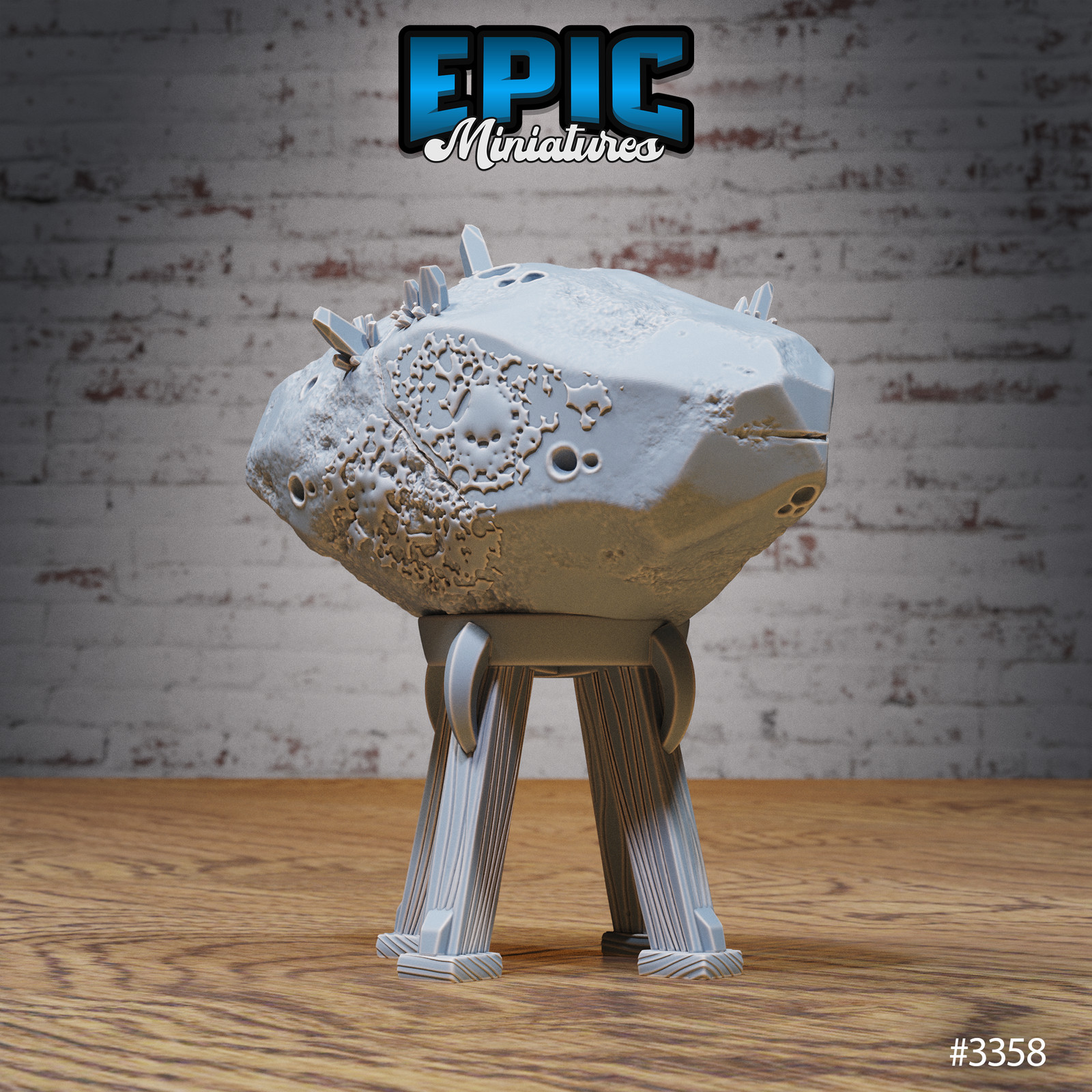 Asteroid, Scatter Terrain Space Base Items Set Cosmic Dungeon Area - 28mm