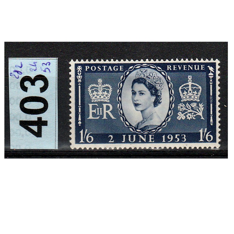 0403 Grande Bretagne 1953 Timbre NÂ° 282 N* Mh