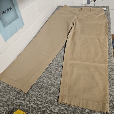 Gap Pants Womens 12 Tan Straight Up Khaki Pants Pocket 33x30