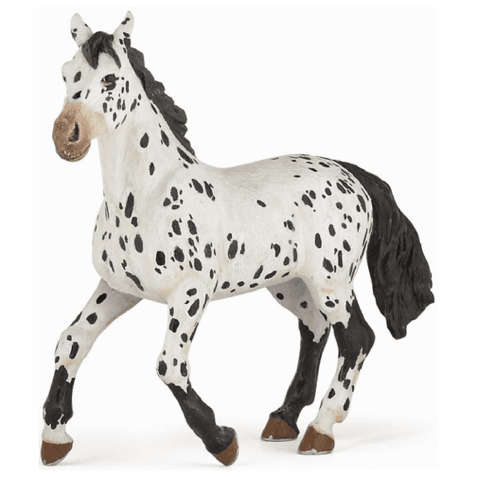Фигурка животного Papo Black Appaloosa Horse 51539 НОВАЯ В НАЛИЧИИ