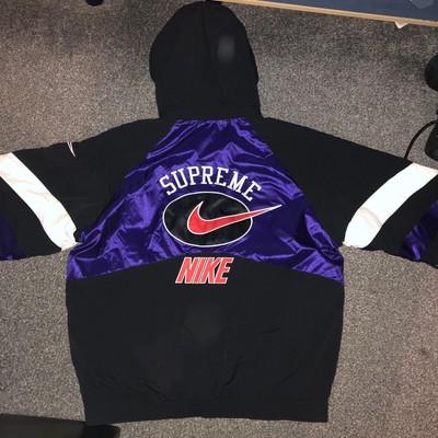 supreme nike purple jacket