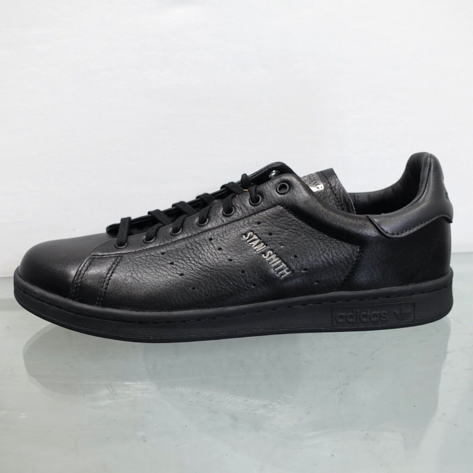 Мужские кроссовки Adidas Originals Stan Smith Lux 12 размера, теннисные туфли черного цвета #NEW