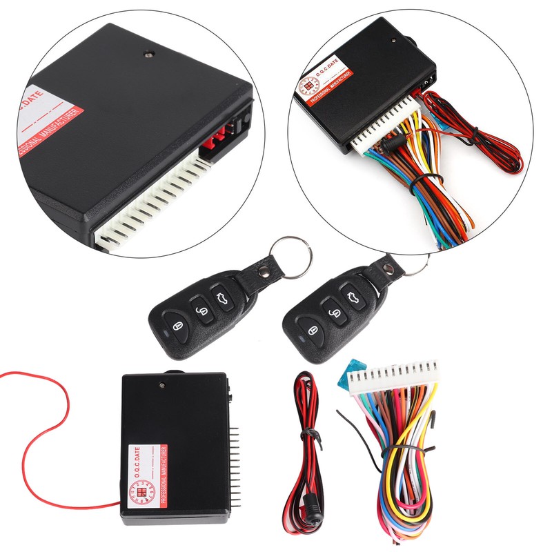 Car 2Doors Keyless Locking Kit Remote Central Vehicle Entry System 12V