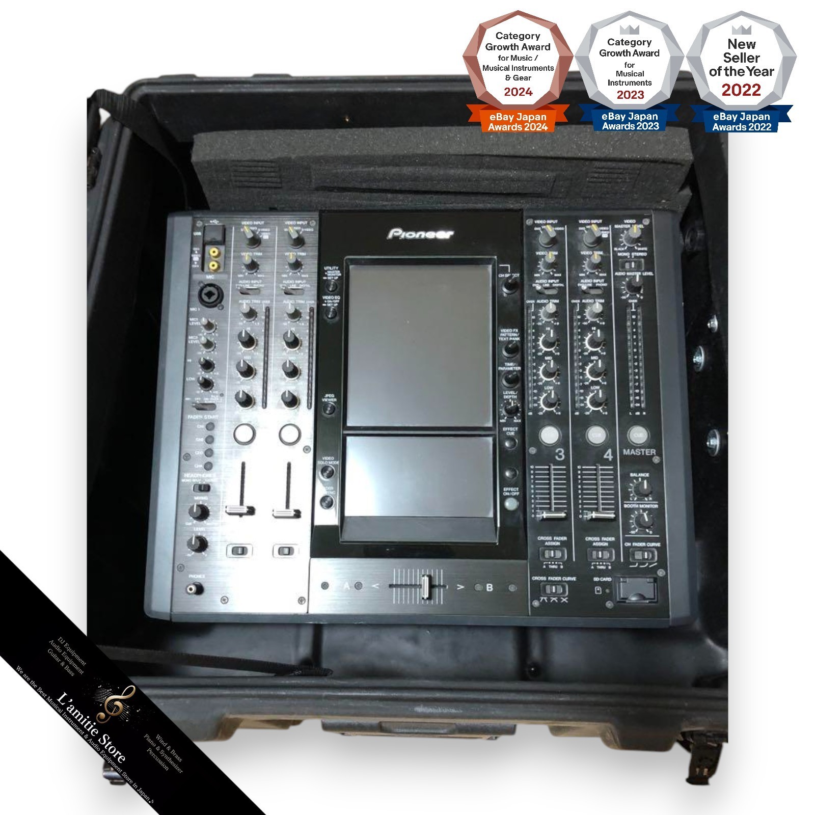 DJ機材 svm1000 SVM-1000 (archived) 4-Channel Audio and Video Mixer (black
