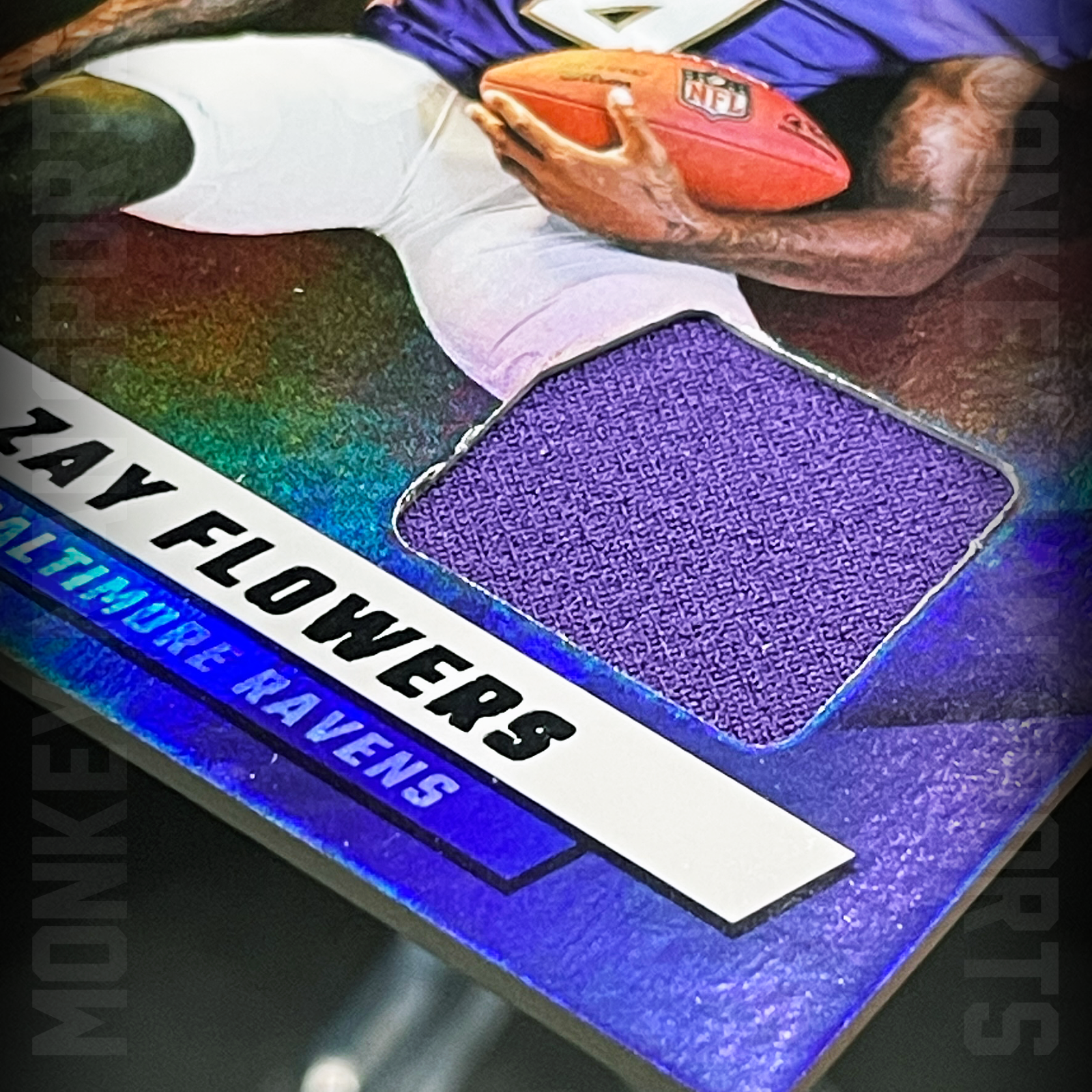 Additional photo 2 of 2023 Zenith - Zay Flowers Rookie RC PATCH - TURNING PRO #TPM-ZFS RAVENS MINT