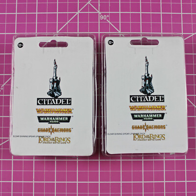 Warhammer 40K Eldar Shining Spear UPGRADE BITS (2 Packs!) OOP  Spears Jet Bikes