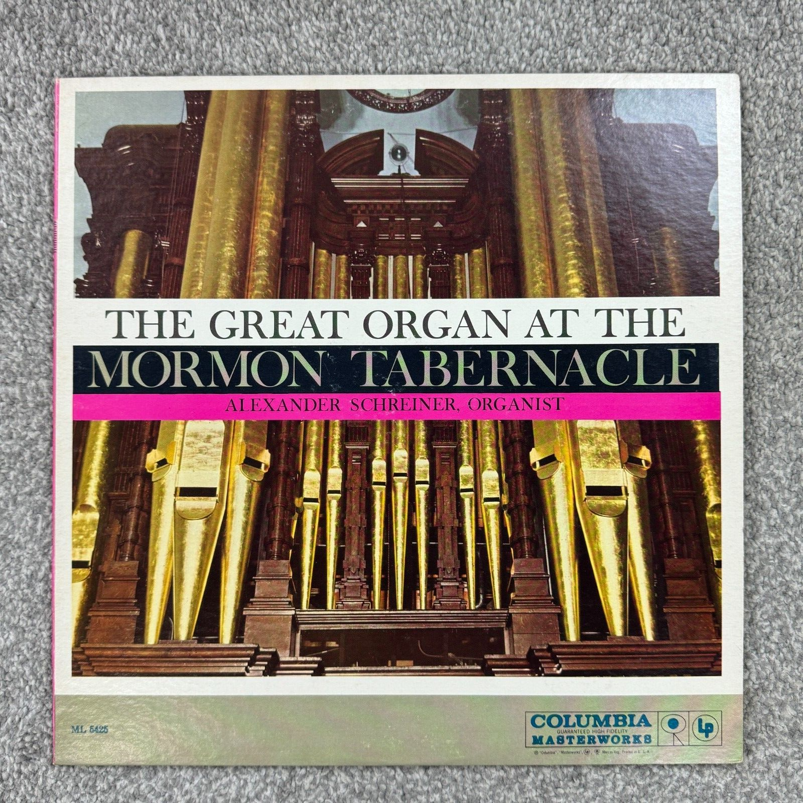The Great Organ At The Mormon Tabernacle Vinyl LP Album 1960