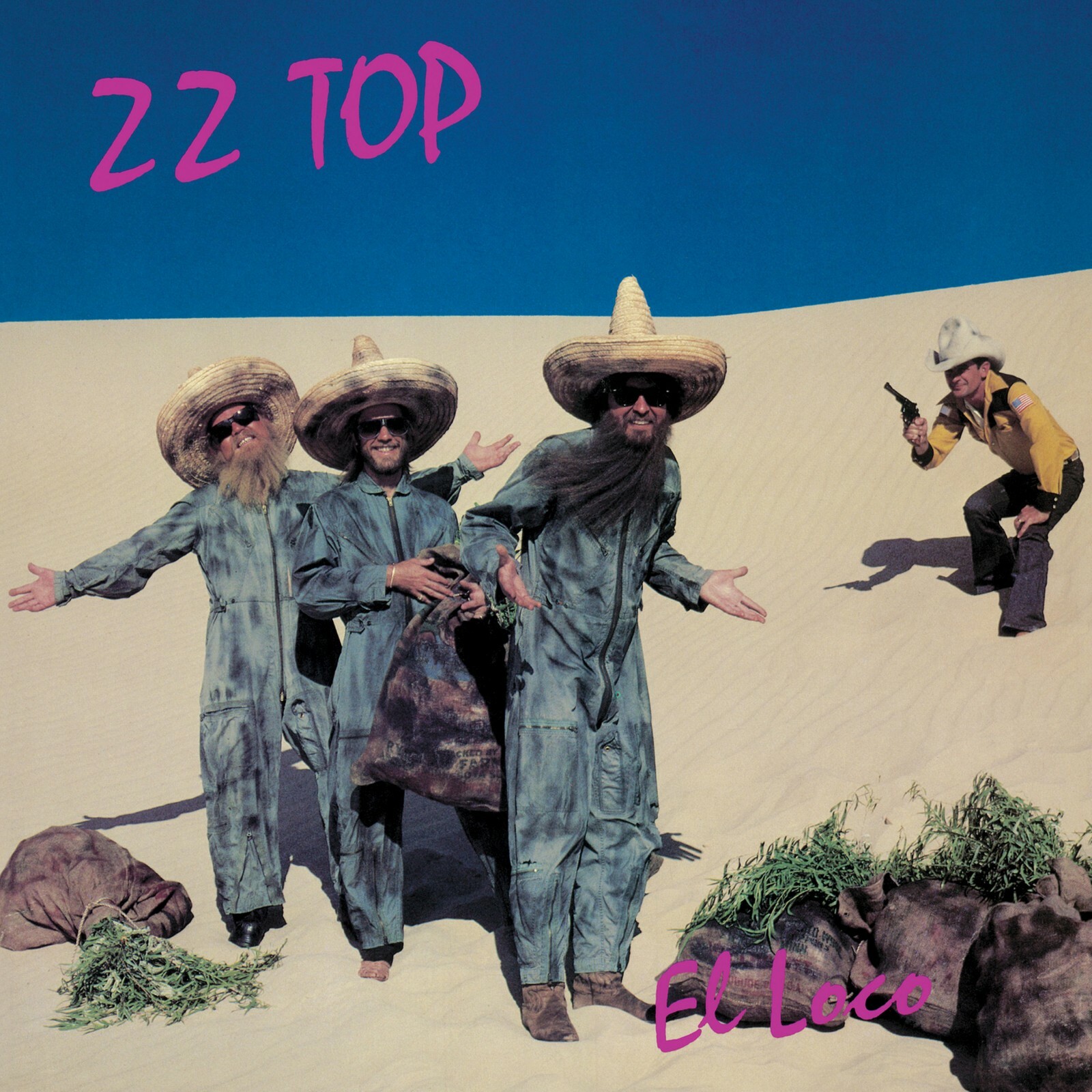 ZZ TOP El Loco BANNER HUGE 4X4 Ft Fabric Poster Tapestry Flag