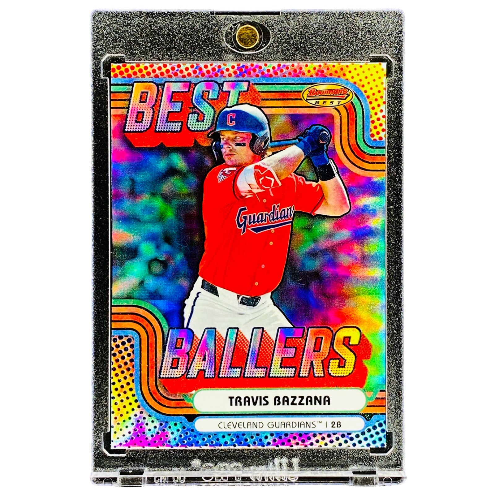 Travis Bazzana Best Guardians Prospect Refractor SP 2B Star w/Holder 🔥