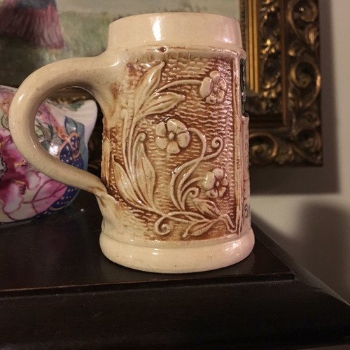 Antique Skidmore School of Arts Miniature Beer Stein Sarasota Springs NY Tankard