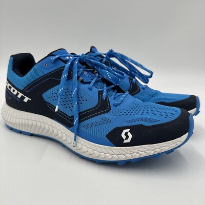 Scott Men's Kinabalu Ultra RC Trail Shoe-Atlantic Blue/Midnight Blue-Sz 10.5-NEW