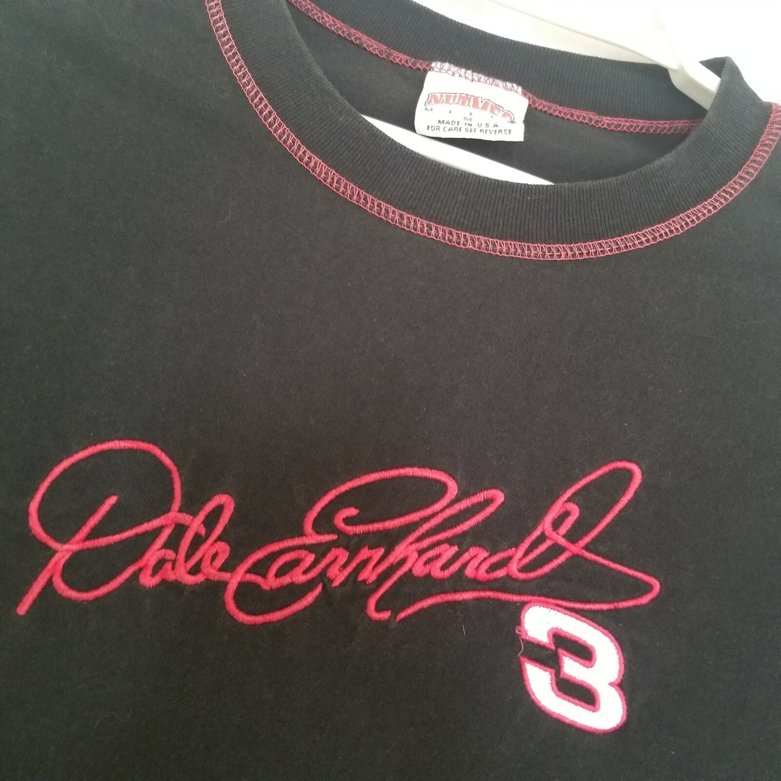 vtg Nutmeg Dale Earnhardt made in USA 90's embroidered t-shirt