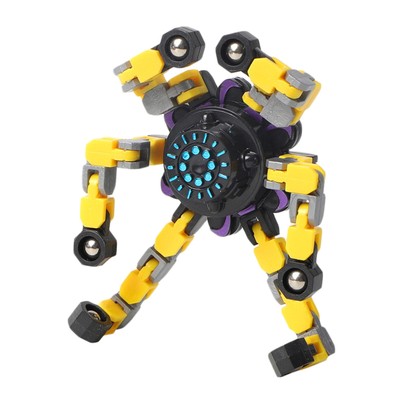 Fidget Spinner Sensory Toys, Deformable Spinning Top Fidget Toys Stress Reliever