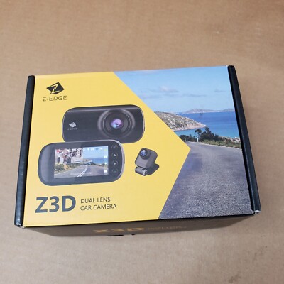 Z edge T4 Touch Screen Dual Lens Dash Camera 