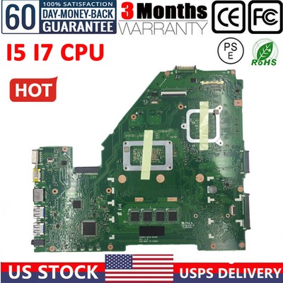 X550VX MOTHERBOARD FOR ASUS W50V X550VQ R501V K550V FX550VX FX550V I5 I7 4GB 8GB