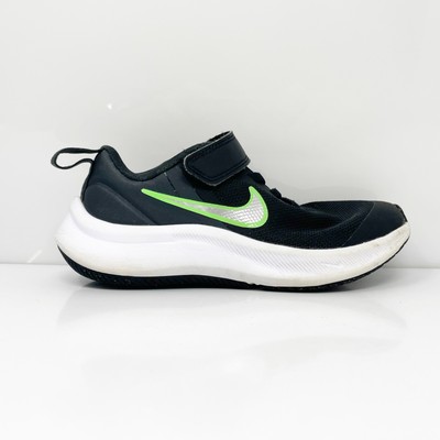 

Nike Boys Star Runner 3 DA2777-006 Черные кроссовки для бега, размер 11C, Черный, Star Runner 3
