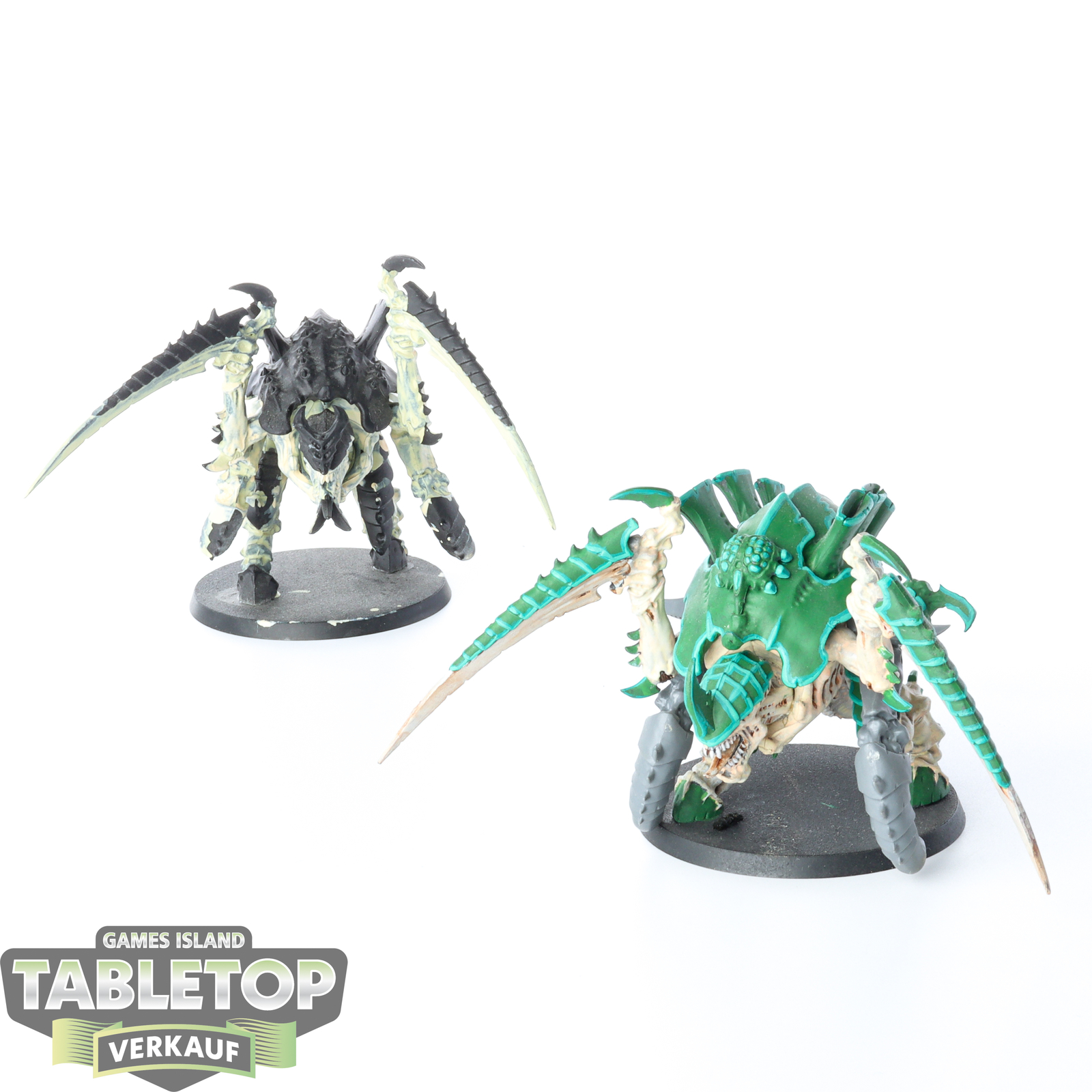 Tyraniden - 2 x Carnifex Brood - teilweise bemalt