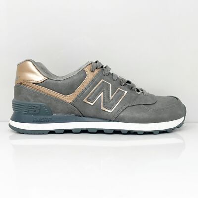 

New Balance Женские 574 WL574PBG Серые повседневные туфли Кроссовки Размер 9, Серый, 574