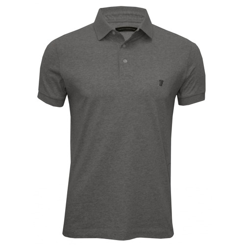 French Connection Tipped Pique Men/'s Polo Shirt Navy