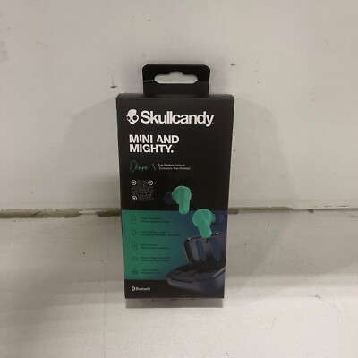 Skullcandy Dime Wireless In-Ear Headset - Dark Blue/Green