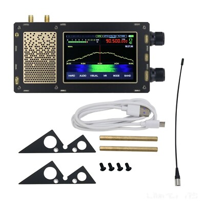 1.10D V3 50K-2GHz Malahit SDR Receiver Radio DSP SDR Receiver Two Antenna port