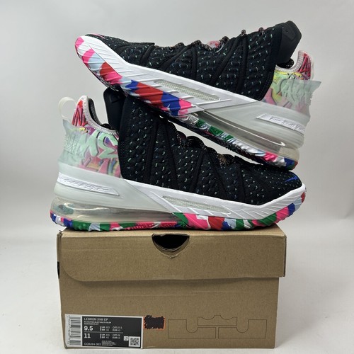変え紐付⭐︎Nike LeBron 18 エア モア アップテンポ Nike LeBron 18 Reflections Flip for Sale | Authenticity