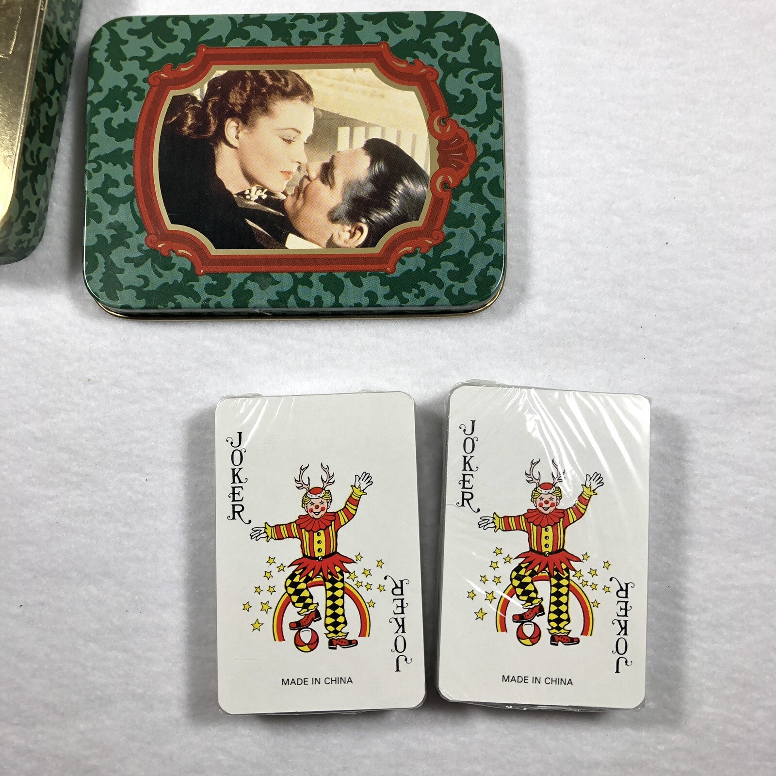 Gone With The Wind Playing Cards Factory Sealed in Tin By The Heirloom Tradition