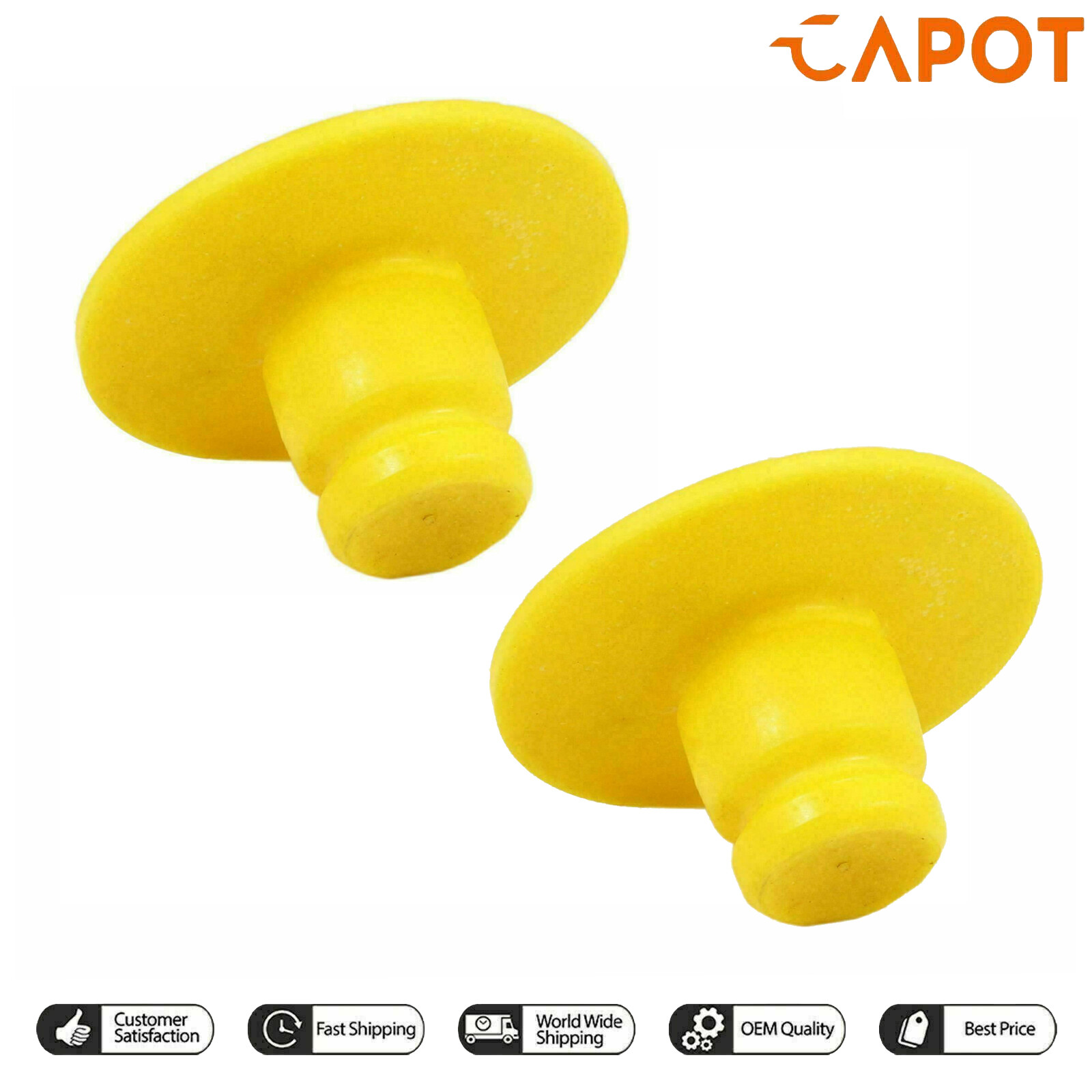 2x butée de butée en caoutchouc de Suspension arrière pour Opel Astra | 424764