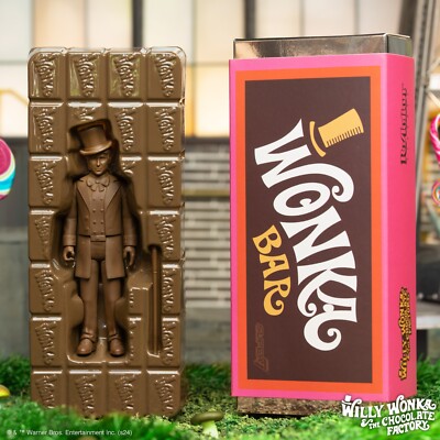 Willy Wonka & The Chocolate Factory Willy in Wonka Bar 3.75'' Figure Super7