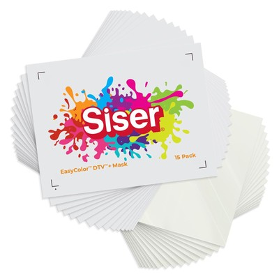 Siser EasyColor DTV and TTD Easy 8.4'' x 11'' Bundle - Inkjet Printer Heat Tran...