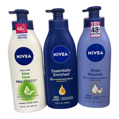 3x Nivea Body Lotion 16.9 FL. OZ