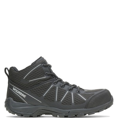 

Wolverine Men Amherst II CarbonMAX Work Boot Black 8.5 EW Boot Mesh, Черный