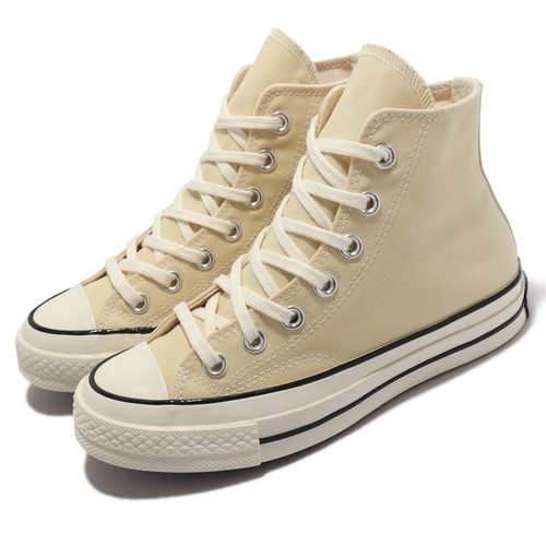 

Converse Chuck 70 HI Grey Lemon Beige White Мужская повседневная обувь унисекс A00458C, Бежевый, Chuck 70 Hi