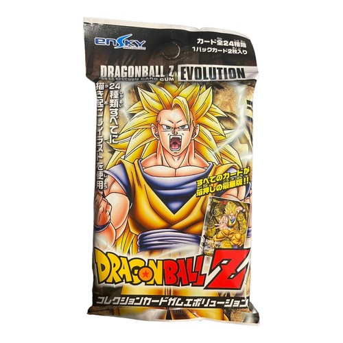 rare 2007 DRAGON BALL Z Evolution Card & Gum pack unopned