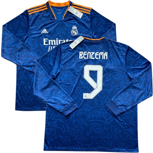 n】Real Madrid 120周年記念シャツ Benzema 9 2021-22 Real