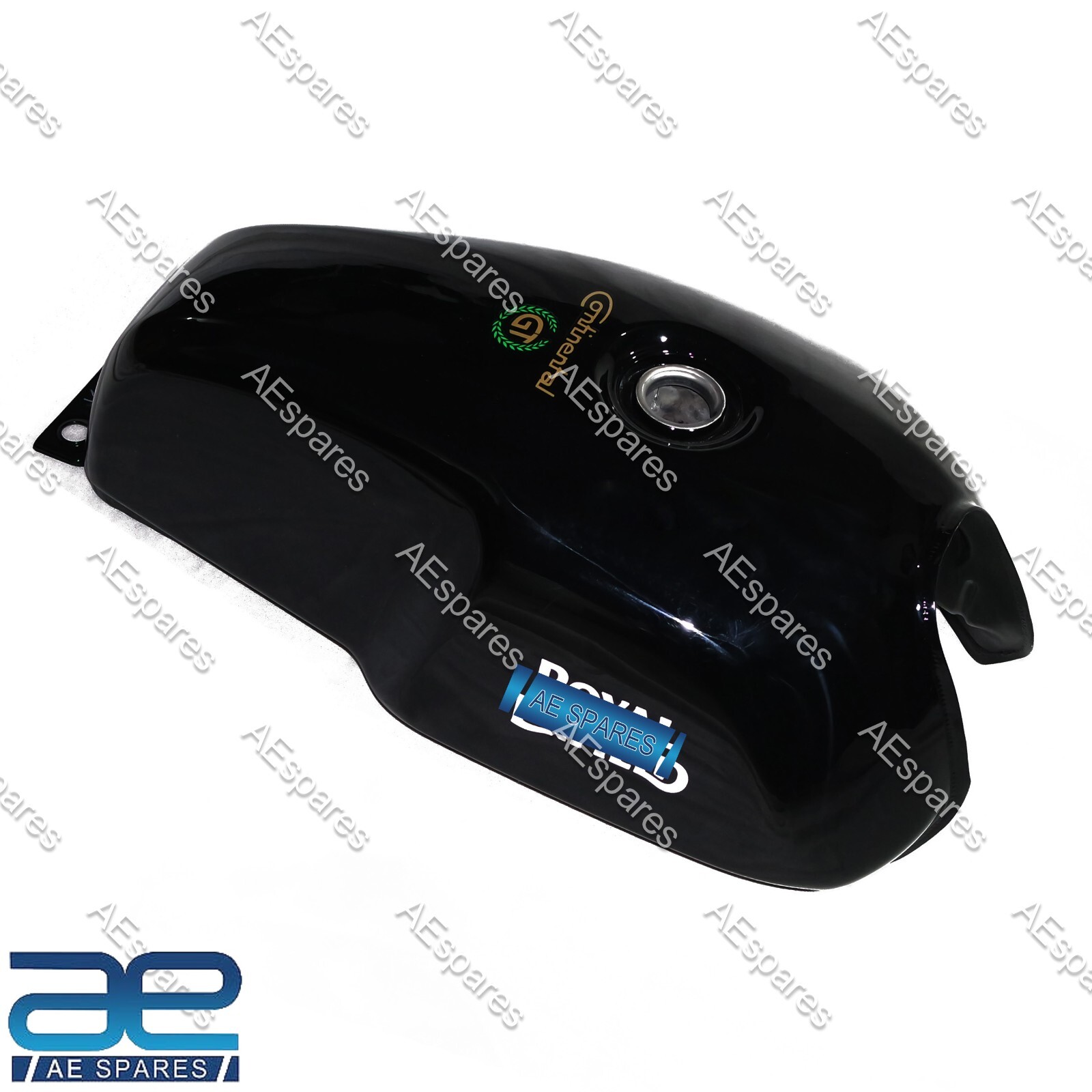 For Royal enfield Continental GT 535 cc Petrol Gas Fuel Tank Black Color  