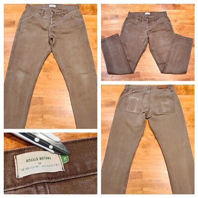 Taylor Stitch Good Acre Collection Denim Jeans Straight Leg Men's Sz 28 Brown