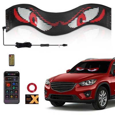 Devil Eyes Light for Car LED Display Screen DIY Truck Windshield Eyes Lights 23