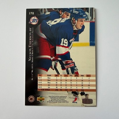 1995 Upper Deck Hockey #178 Nelson Emerson Electric Ice