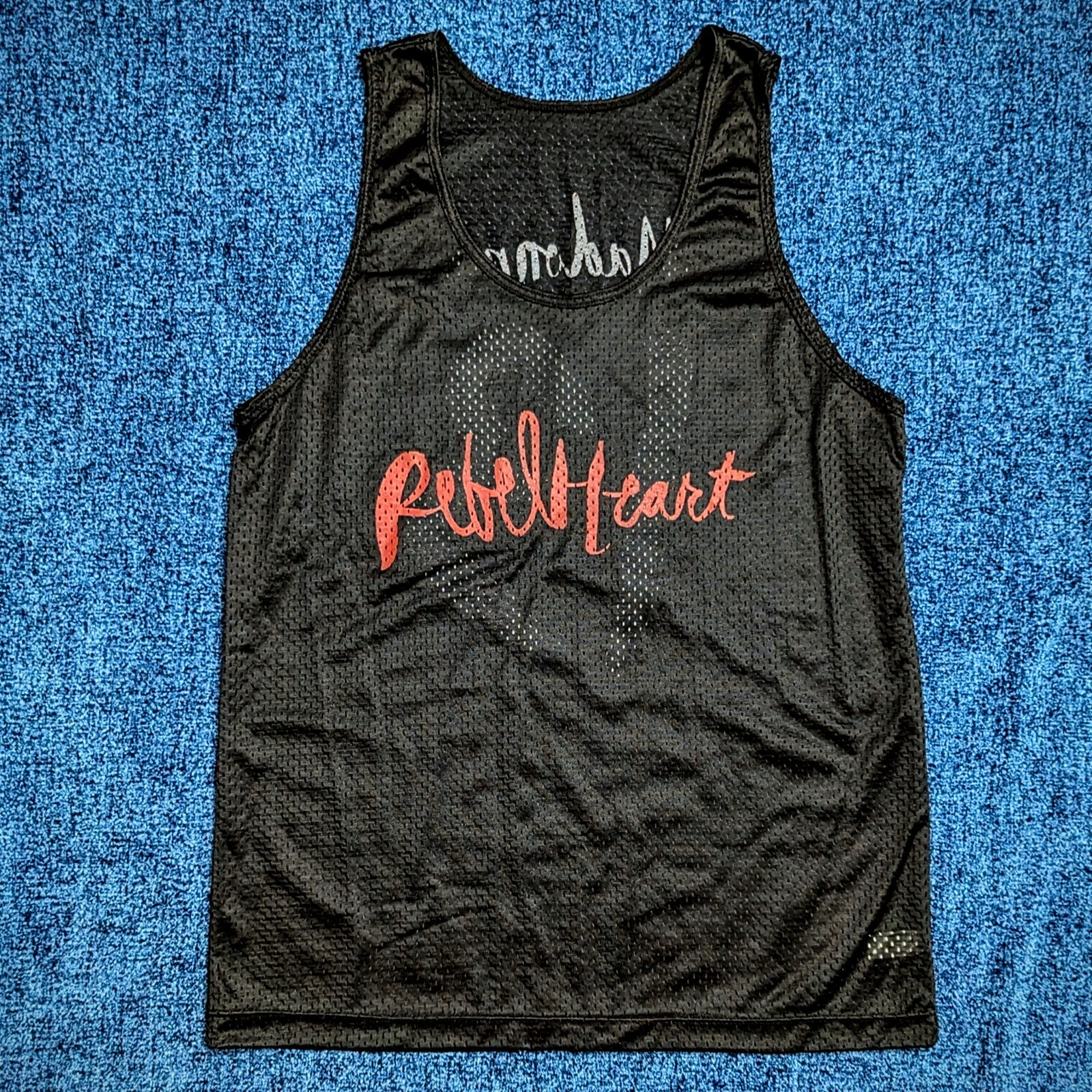 MADONNA REBEL HEART TOUR TANK TOP MESH SHIRT 2015 Small | eBay