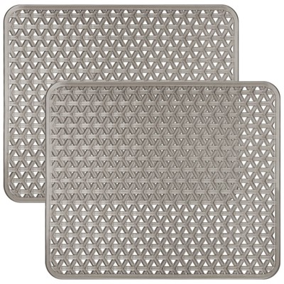Coopay 2 Pack Kitchen Sink Mat PVC Eco-friendly Kitchen Stainless steel/Porce...
