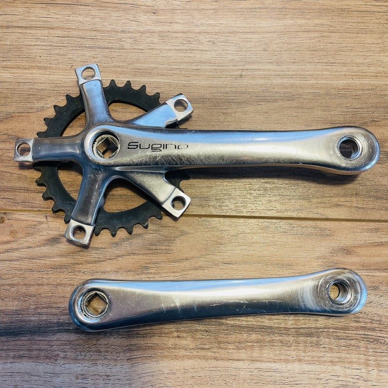 Sugino RD2 Road Single Speed Crankset 30T 130BCD Square Tape