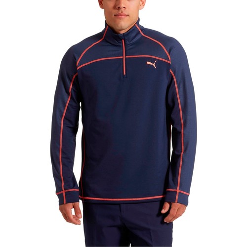 

[573266-02] Мужская Puma НА МОЛНИИ 1/4 С ТИСНЕНИЕМ, Peacoat