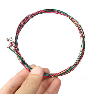 2 Sets of 6 Guitar Strings Replacement Steel String for Electric Acoustic Guitar
