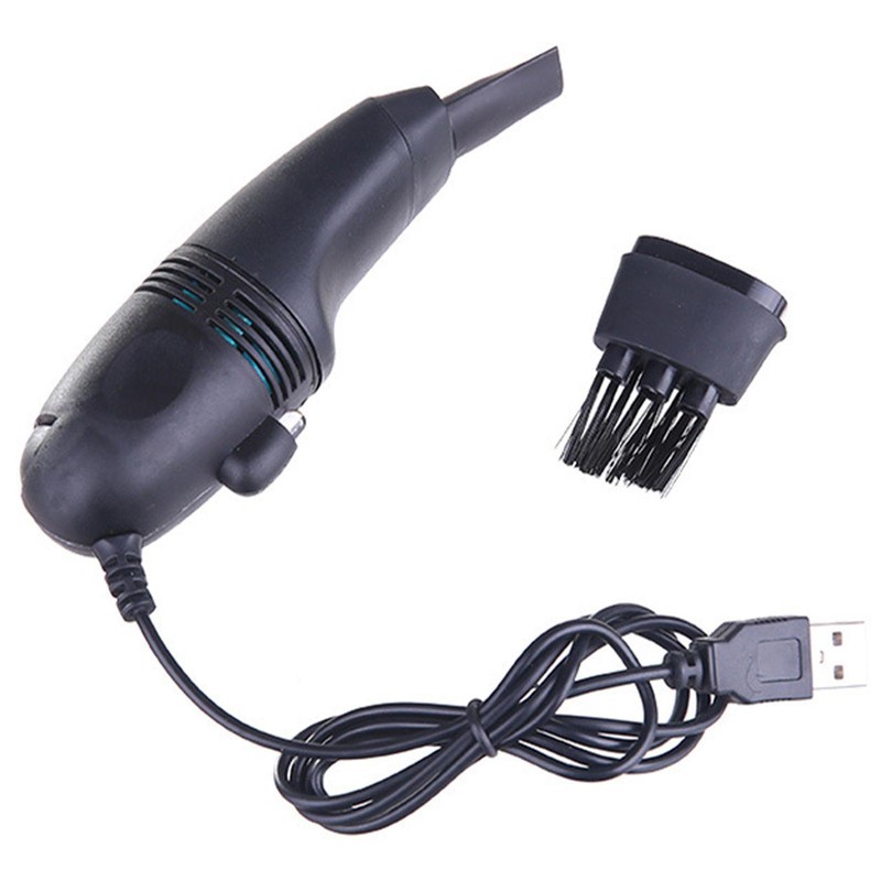Mini USB Keyboard Vacuum Cleaner PC Laptop Computer Brush Dust Cleaning Kit