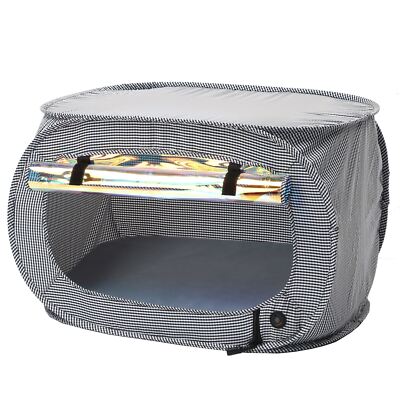 Pet Life ''Enterlude'' Electric Heating Wire Folding Travel Pet Tent Crate
