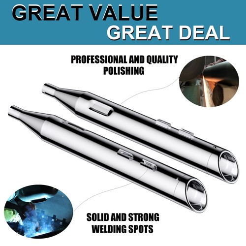 SHARKROAD 4.5” Slip on Mufflers for Harley 95-16 Touring Deep Rumble Tone