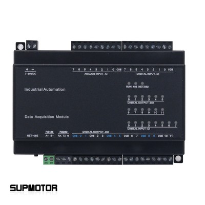 RTU-308E DAQ Data Acquisition IO Module 8AI +8DI +12DO RS485 + RS232 Modbus RTU