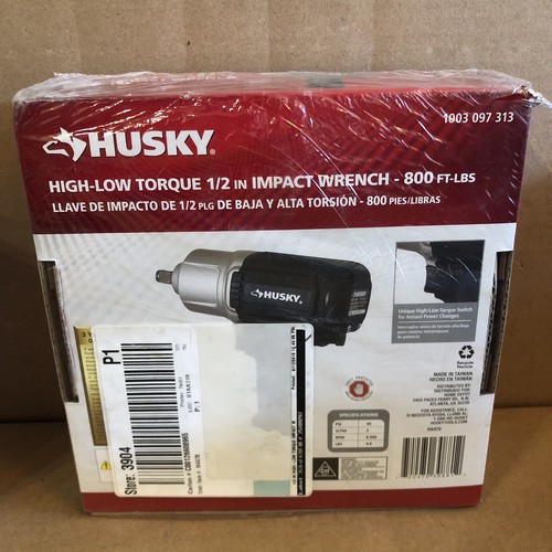 HUSKY 1/2 IMPACT MAX TORQUE WRENCH H4470 1003097313 (NEW) Free Ship