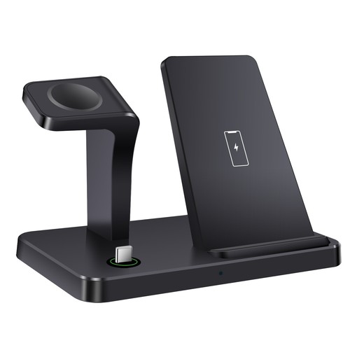 3in1 Wireless Charger Charging Station For Apple Watch iPhone 16 15 14 13 12 11